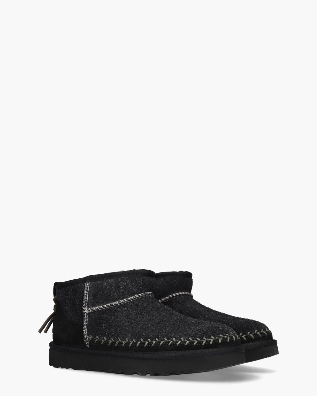 UGG Classic Ultra Mini Biarritz Boot Black Dames Enkelboots