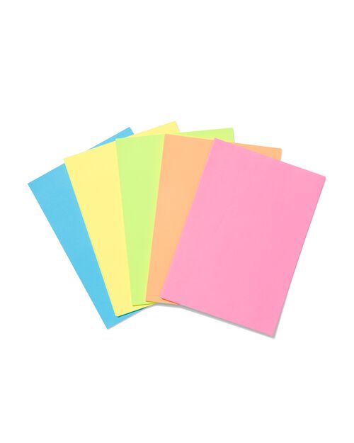 250 feuilles de papier à imprimer fluo A4