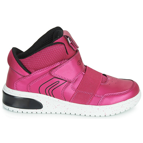 Geox - J XLED GIRL - Rose Fuchsia / Noir / LED