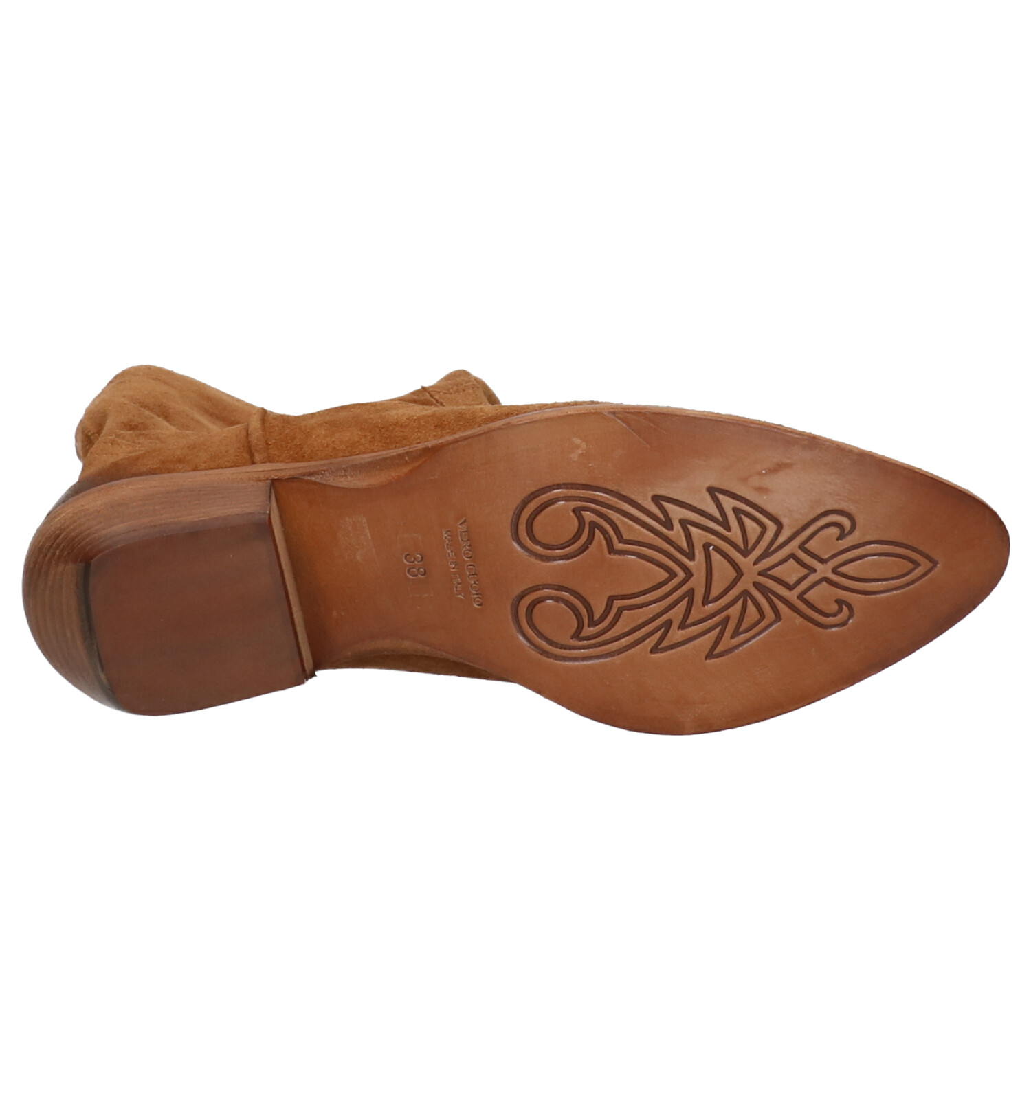 Cowboy boots cognac