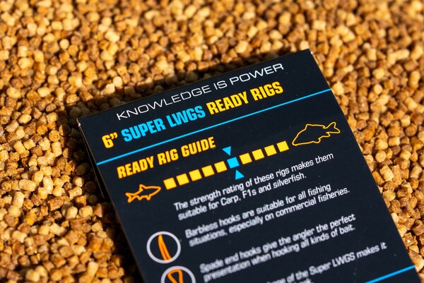 Guru Super LWGS Bas de ligne montés pour canne fixe 15cm (8 pièces)
