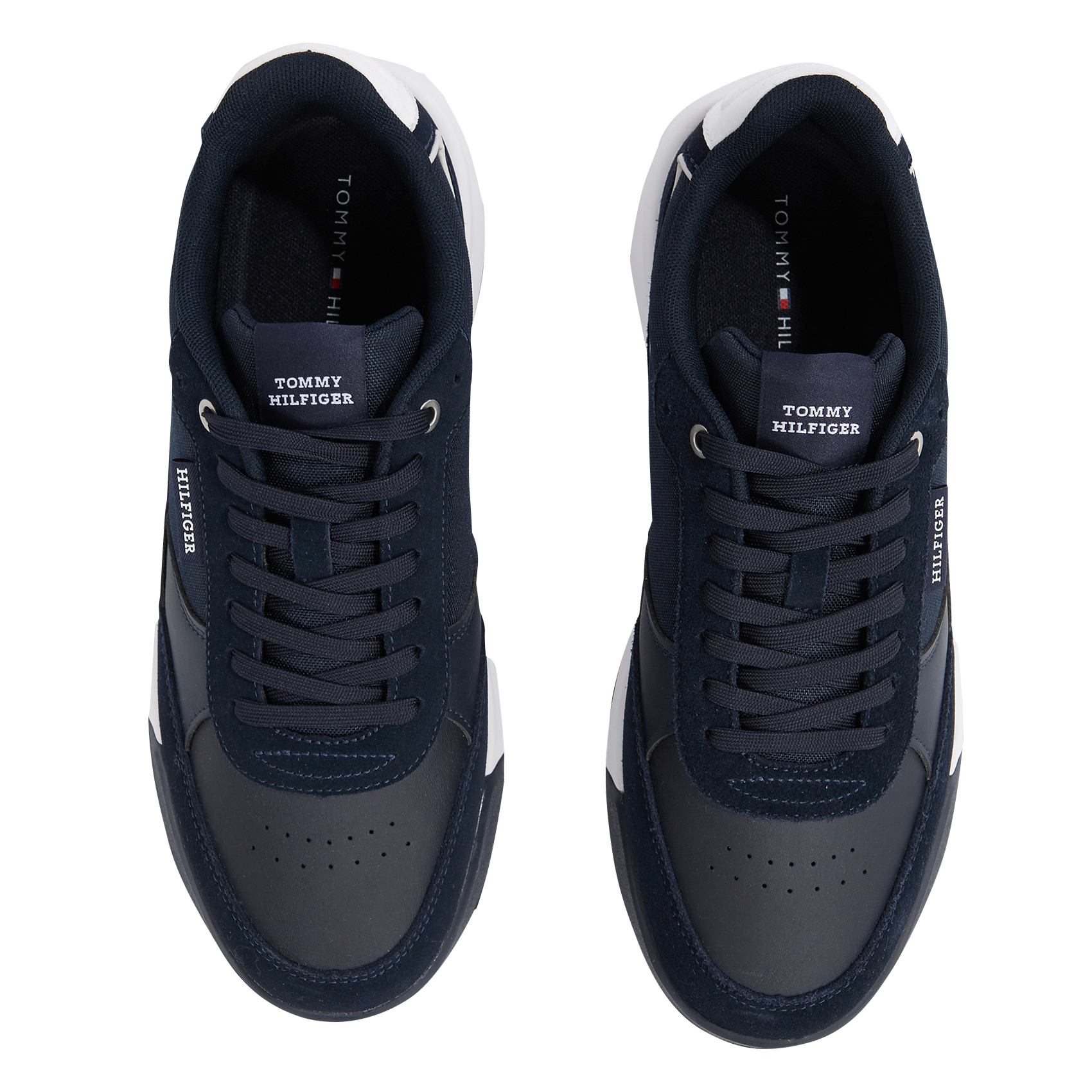 Baskets basses en cuir | Bleu