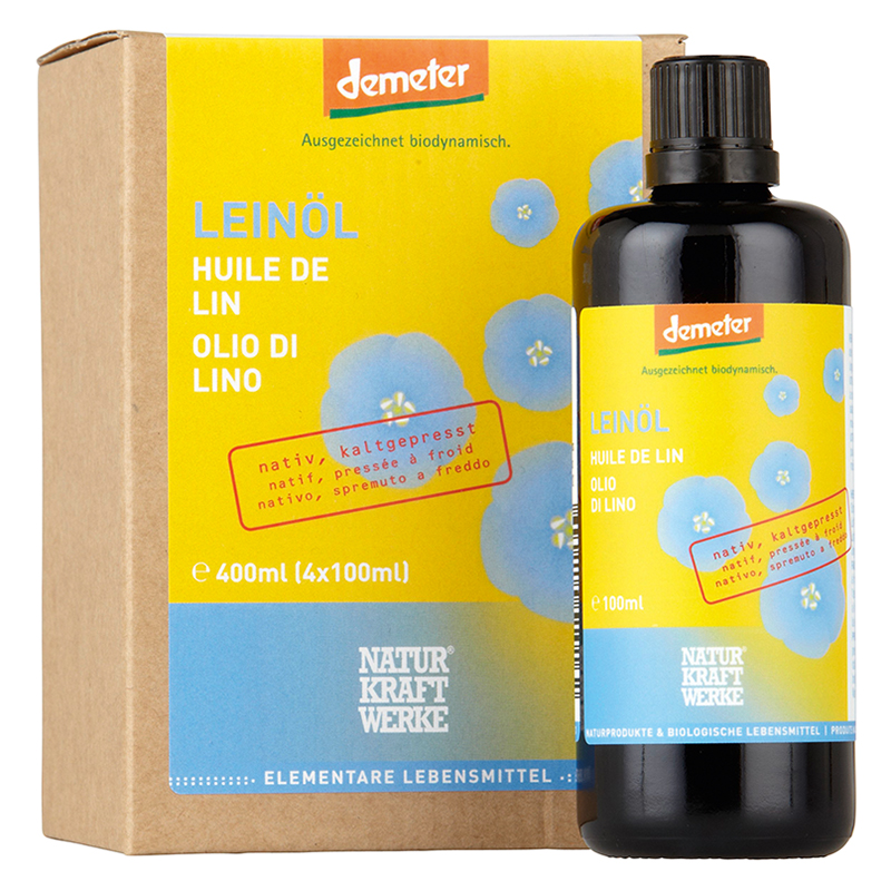 NATURKRAFTWERKE Leinöl Öl nativ Demeter 100 ml