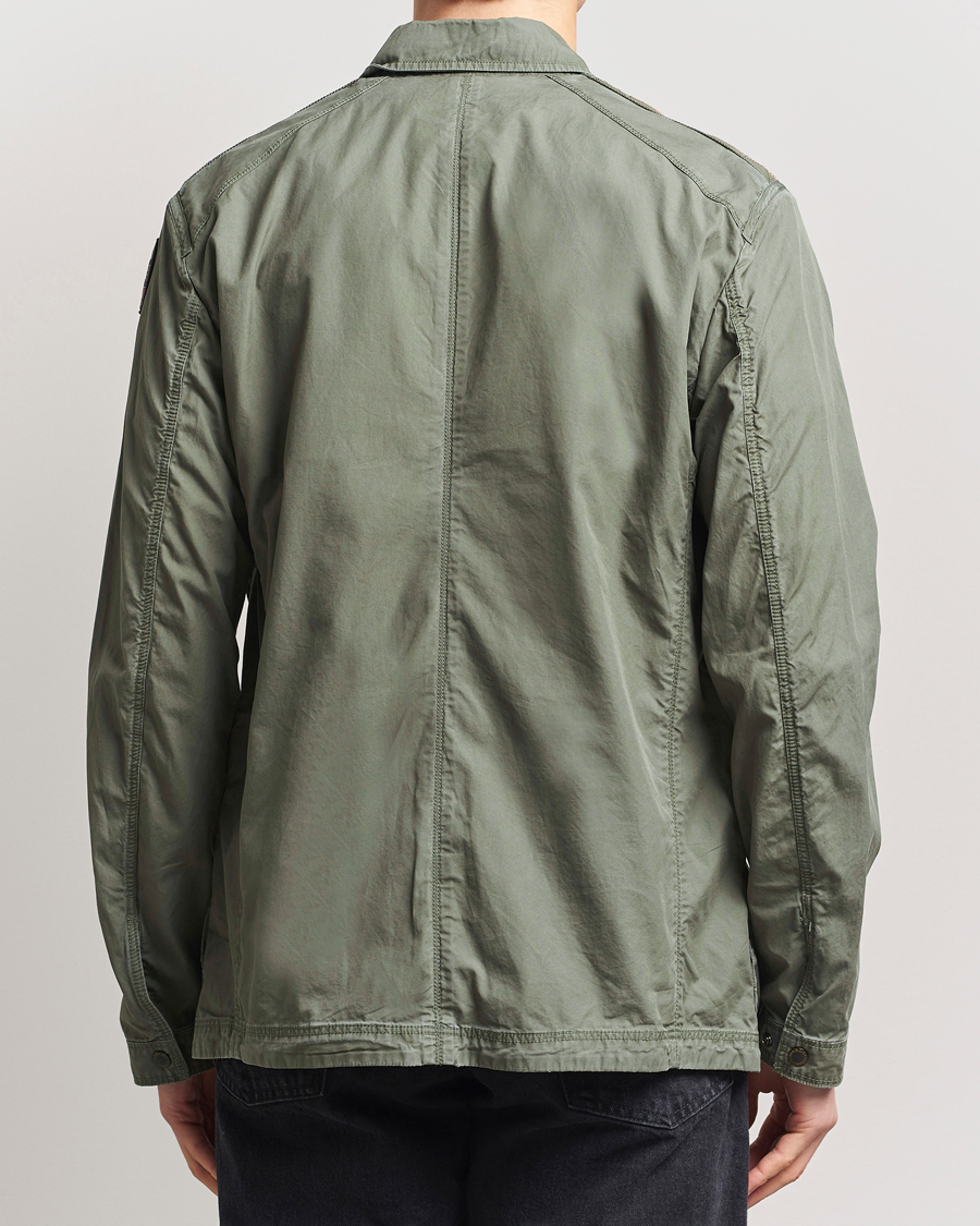 Parajumpers Oswin Havana Cloth Shirt Jacket Thyme Green