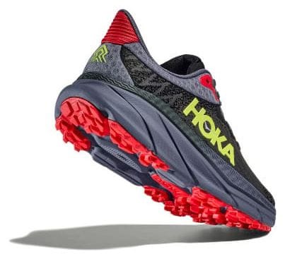 Chaussures Trail Hoka Challenger 7 Noir/Bleu/Rouge Femme