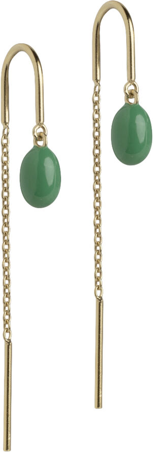 ENAMEL Copenhagen Earring, Eleanor Grass green