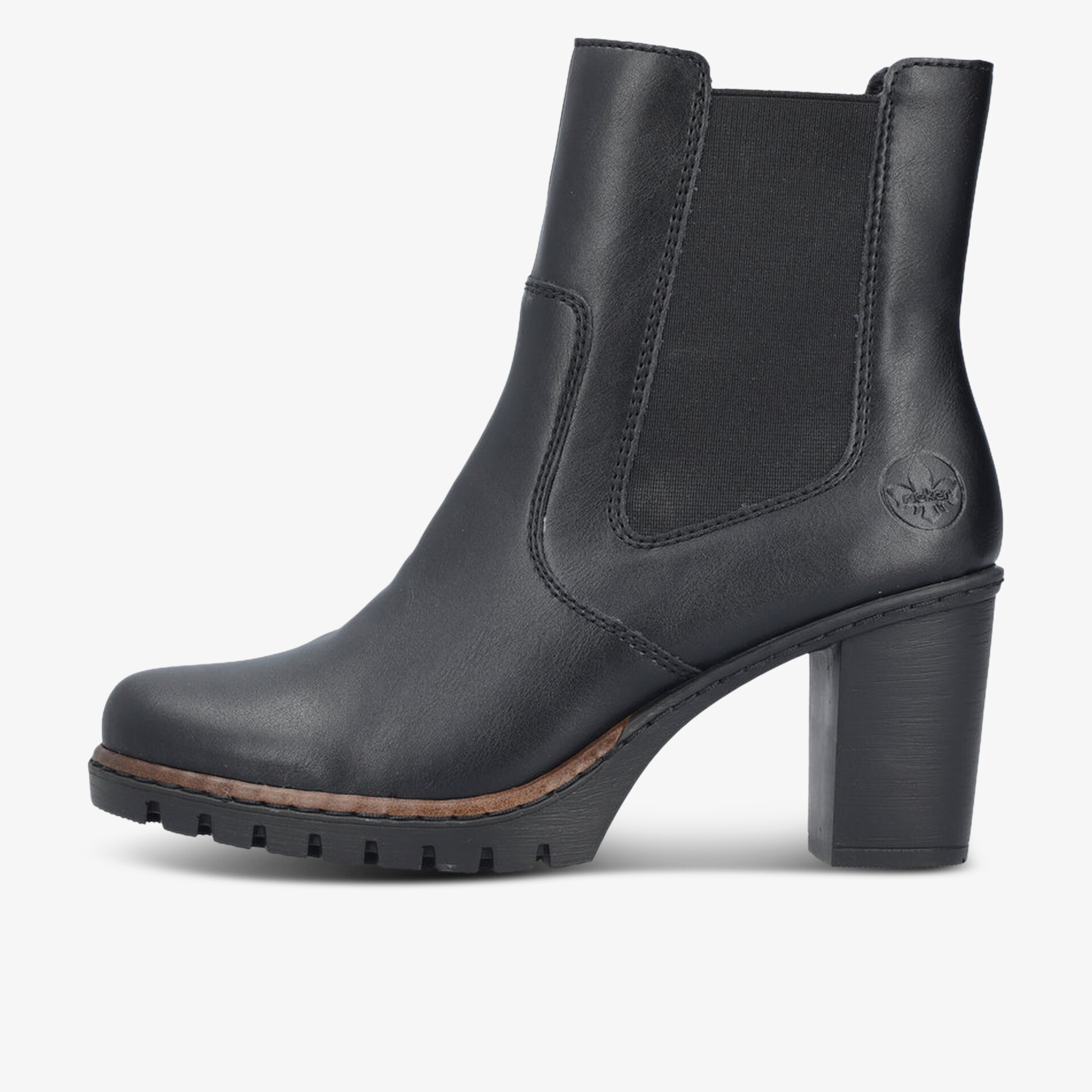 rieker Damen Klassische Stiefeletten schwarz