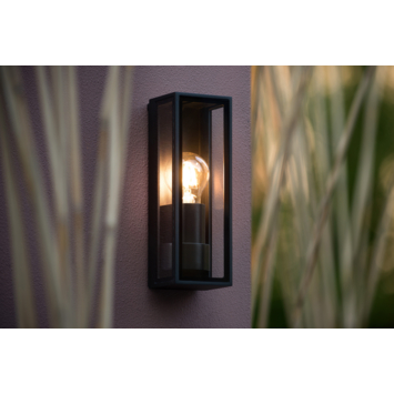 Lucide Dukan Wandlamp Buiten zwart
