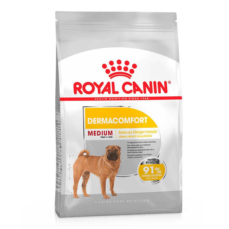 Ração Royal Canin Dermacomfort para cães de porte médio