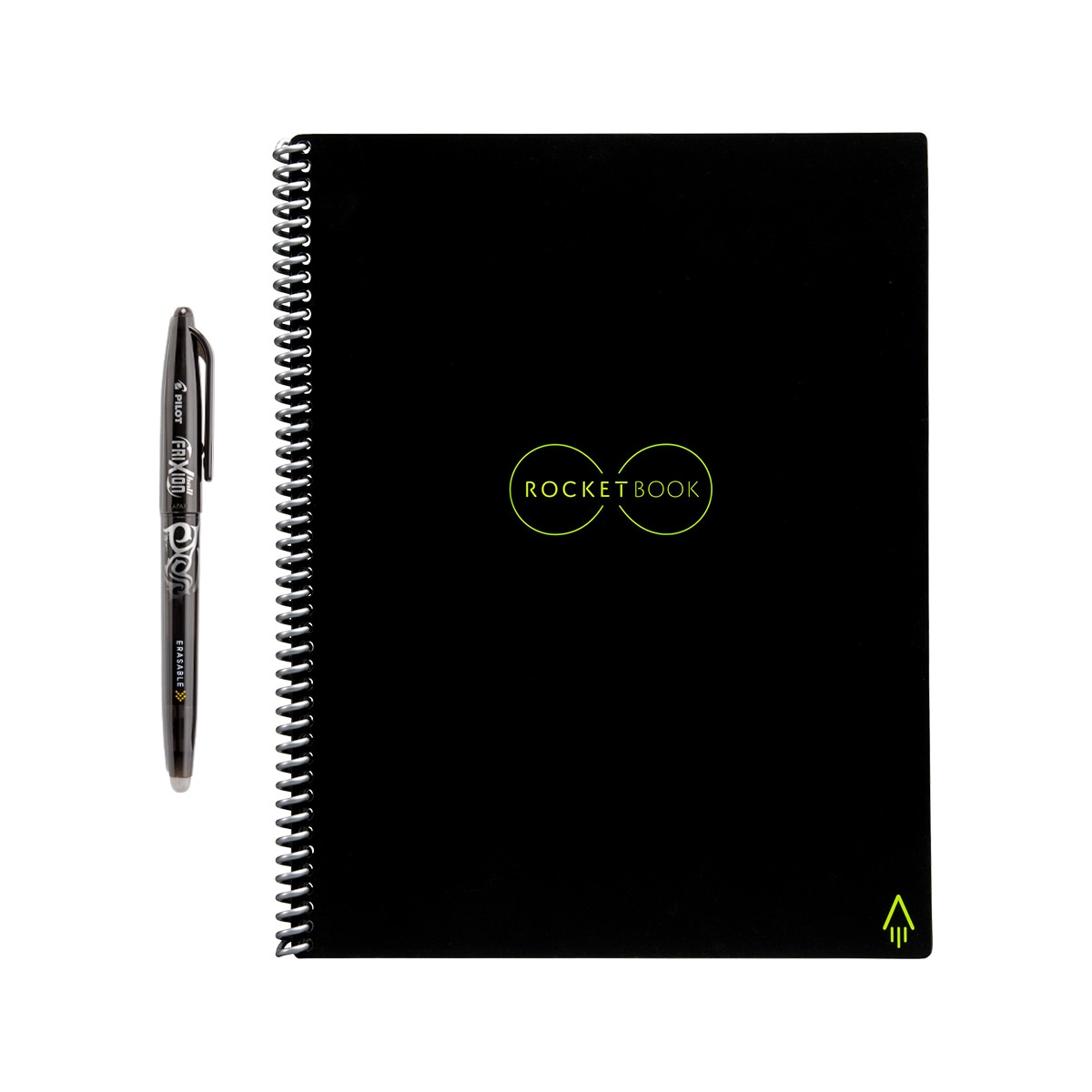 Rocketbook Core Letter gjenbrukbar notatbok A4 (infinity black)