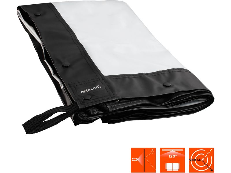 Celexon Mobile Leinwand Expert, Frontprojektion 203x127 cm Faltrahmen Leinwand Mobil Expert 203 x 127 cm, Frontprojektion