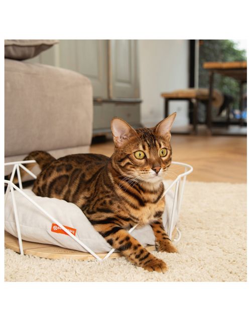 Beeztees Metalen Kattenmand Kipu Wit - Kattenmand