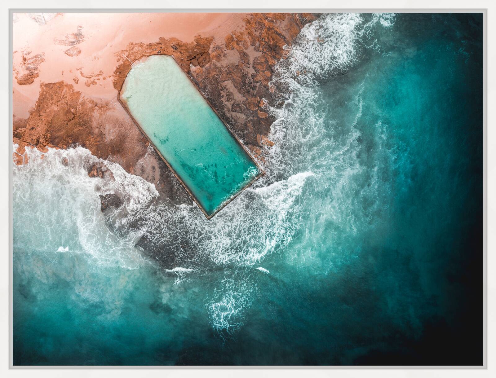 Cronulla Rock Pool 01 by Peter Yan - Limited Edition. Edition of: 150. Signed.