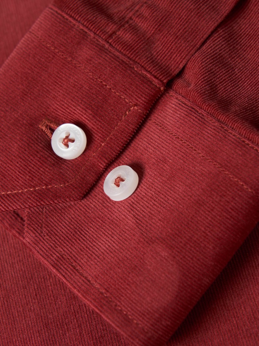 Camisa de bombazine slim fit