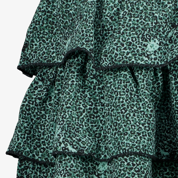 TwoDay meisjes rok met luipaardprint groen