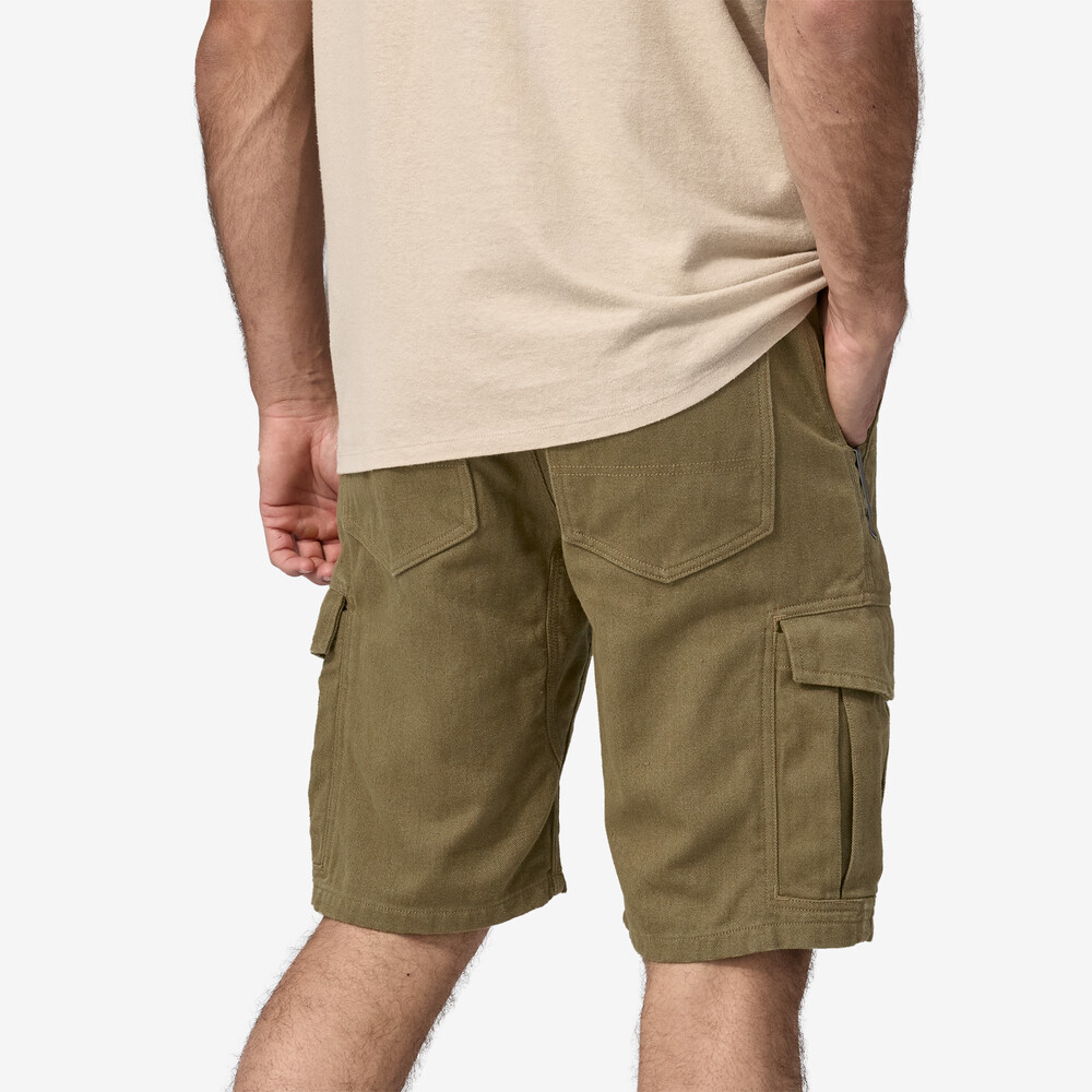 Iron Forge Cargo-Shorts aus Hanf-Canvas für Herren – 11 Zoll
