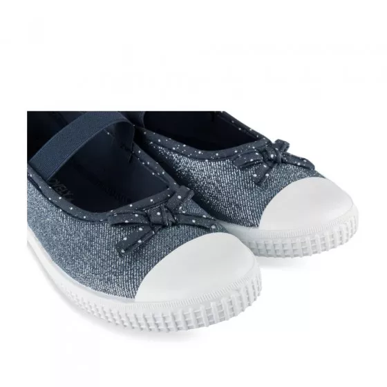 Baskets BLEU LOVELY SKULL