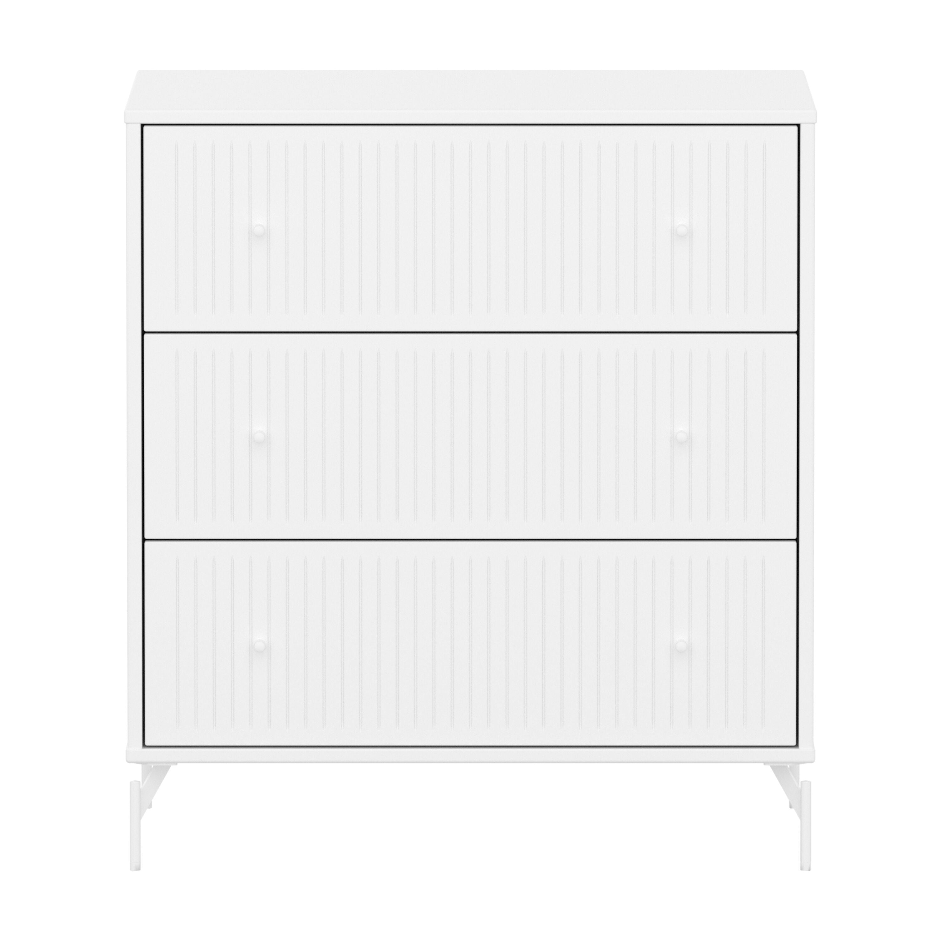 Flexa SAGA Kommode - Weiss / B: 75.0 cm x T: 45.0 cm x H: 84.0 cm