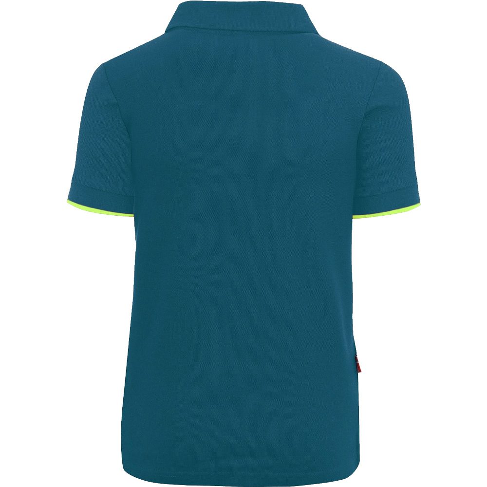 Trollkids Bergen Polo Shirt Kinder petrol lime