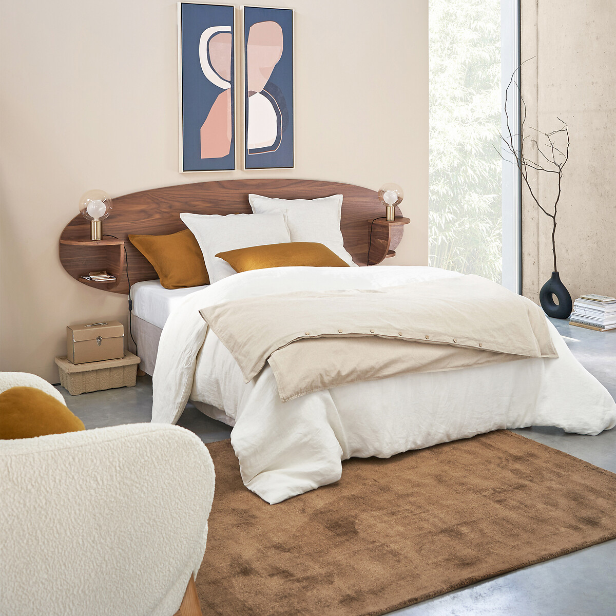 LA REDOUTE INTERIEURS<br>Tapete 100% Tencel™ aspecto usado, Izri