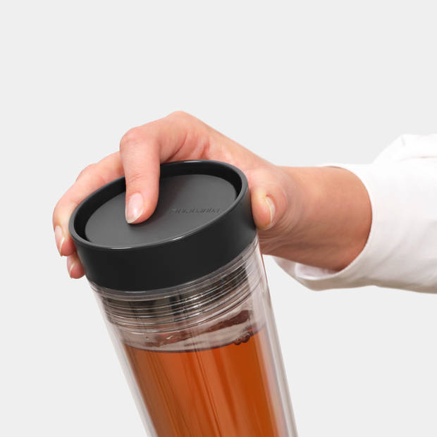 Brabantia Make & Take theebeker dubbelwandig 0,36 liter - Dark Grey