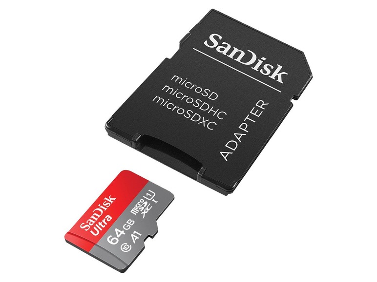 Ultra Micro SDXC 64Gb - UHS1 & A1 incl. adapter