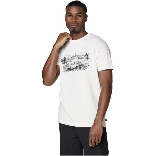 T-shirt PICTURE D&S BOATHOUSE TEE NATURAL WHITE