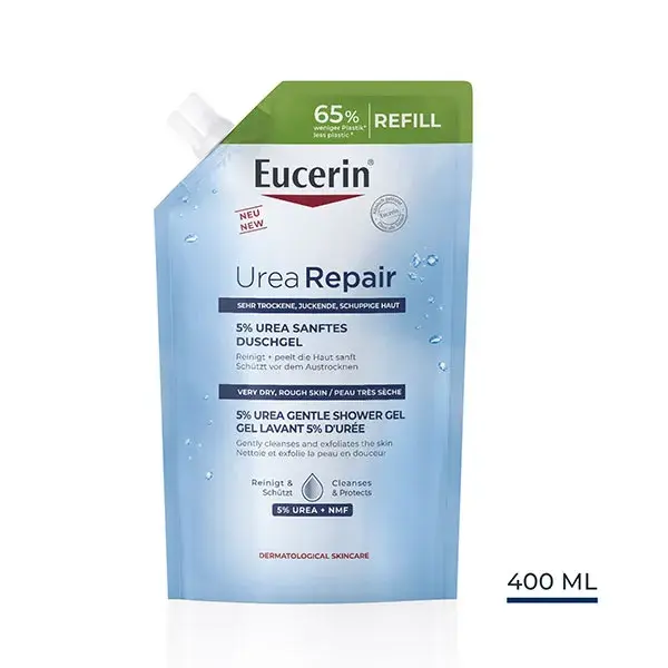 Eucerin UreaRepair Gel de Limpeza Refil 5% Ureia 400ml