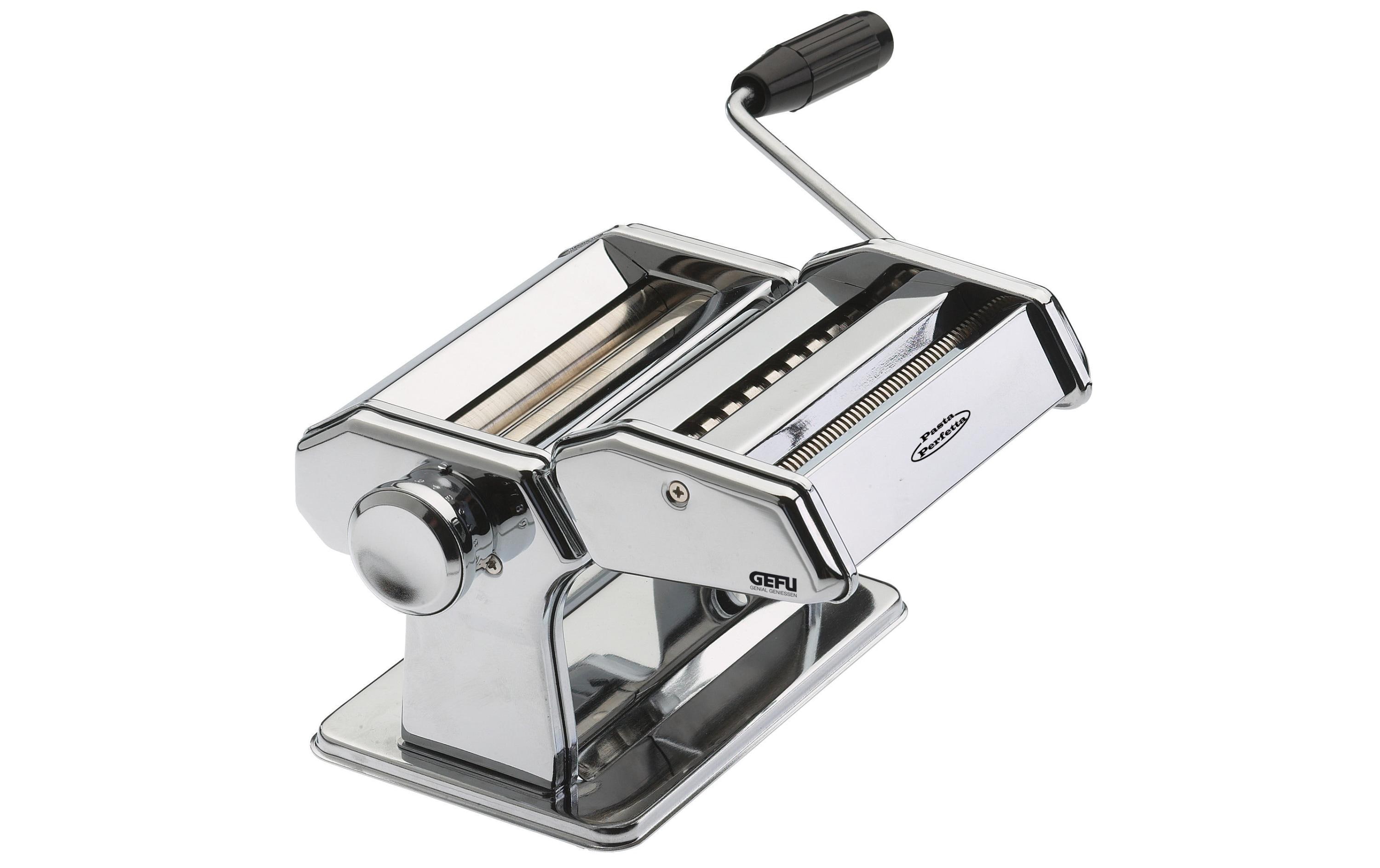 Pastamaschine Pasta Perfetta Silber<br>Handbetriebene Pastamaschine