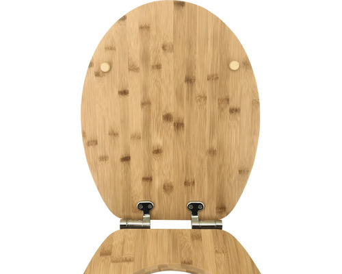 form&style bamboe toiletzitting met soft-close mechanisme
