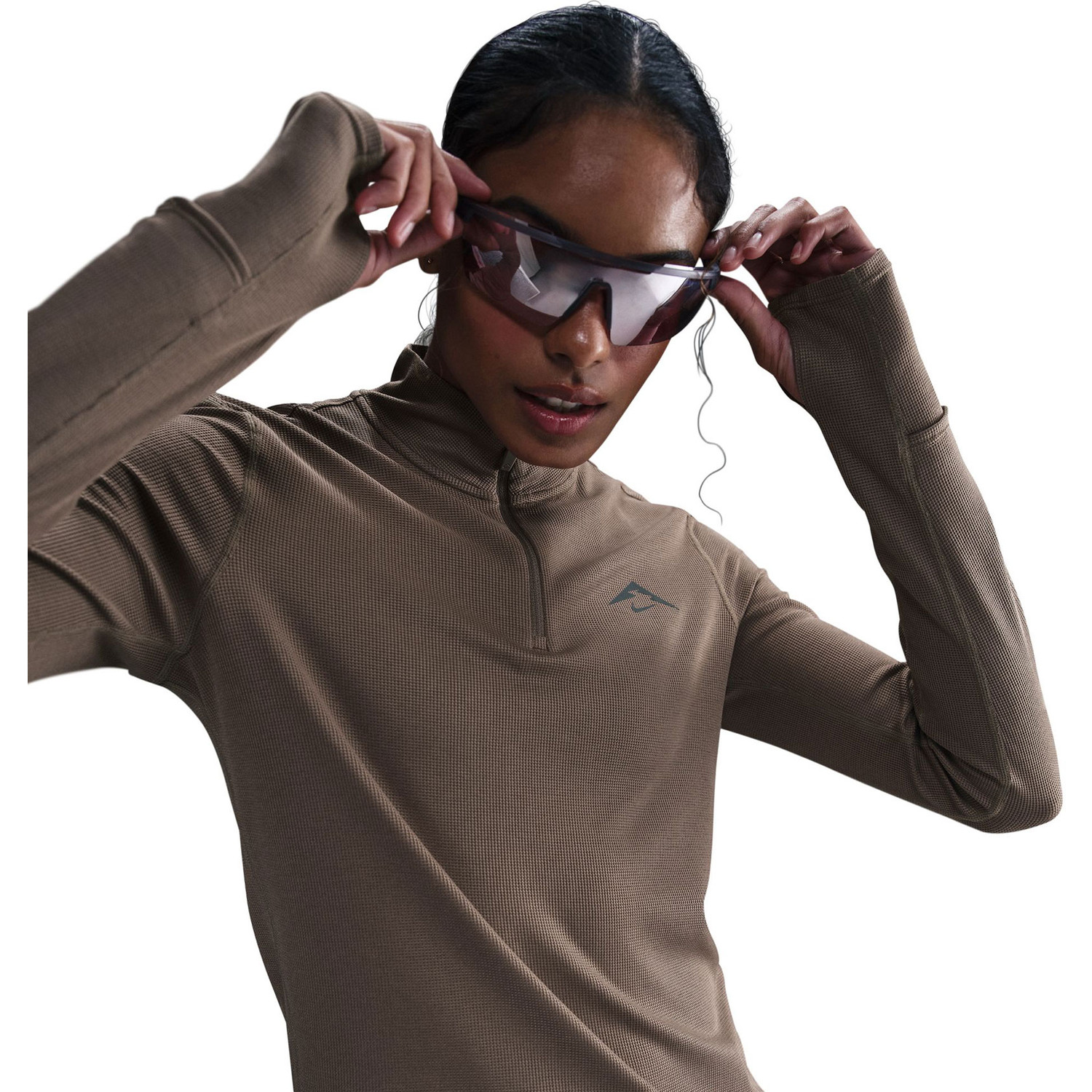 Nike Dri-FIT Trail Longsleeve Half-Zip Dames