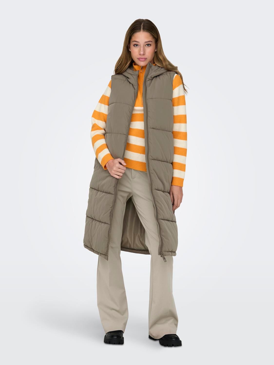 ONLALINA Steppweste Walnut