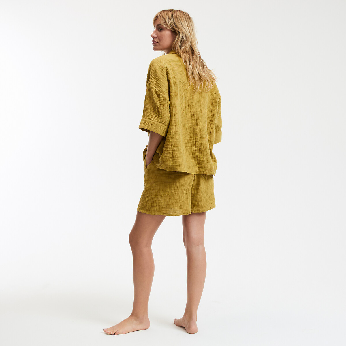 COLEÇÕES LA REDOUTE<br>Calções pijama em tetra