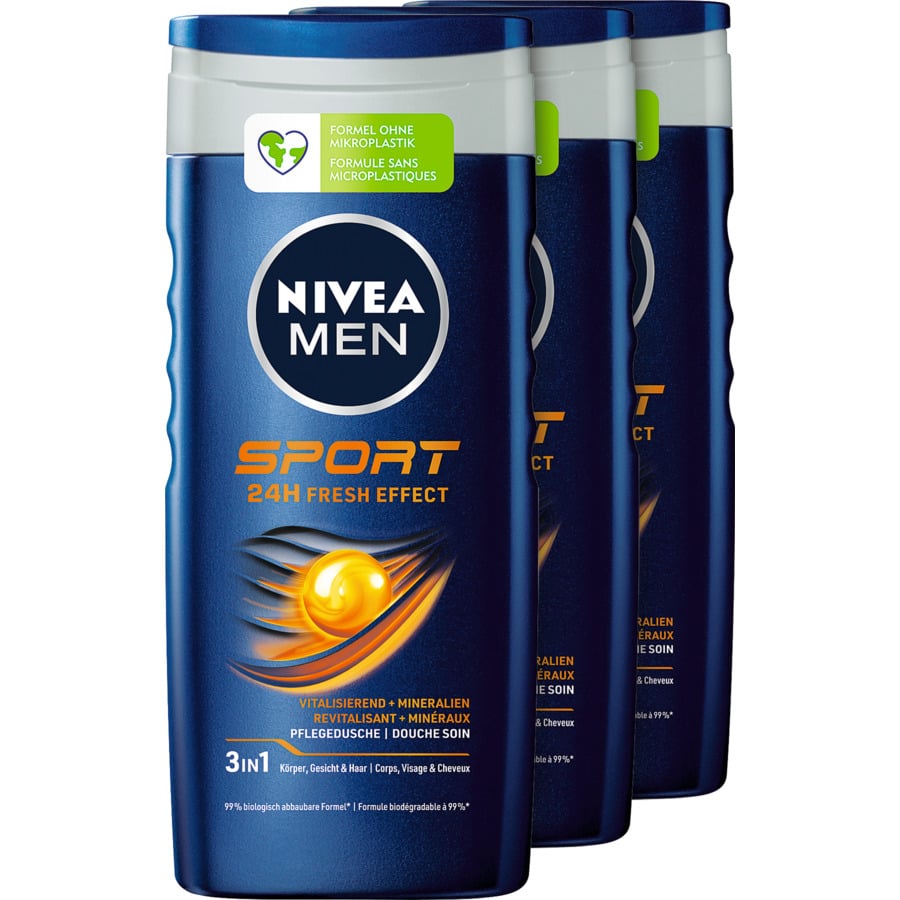 Nivea Men Pflegedusche Energy 3 x 250 ml