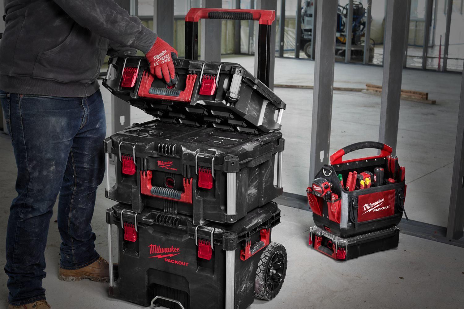 Milwaukee PACKOUT™ kofferset 3-delig - 4932464244
