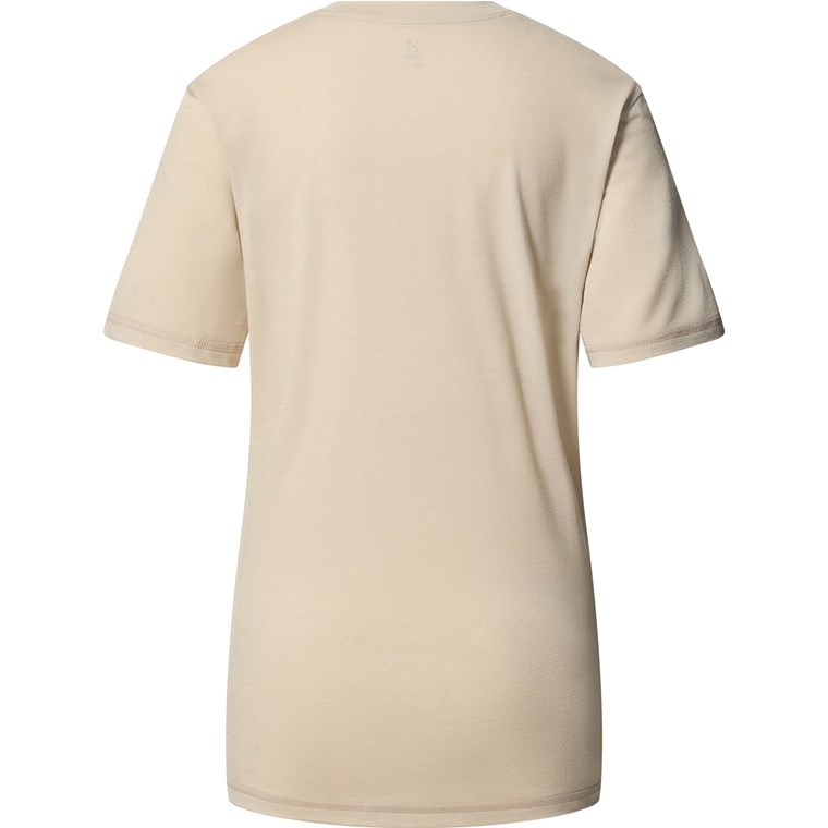 Haglöfs Kaise Wool Tee Women Chalk Beige