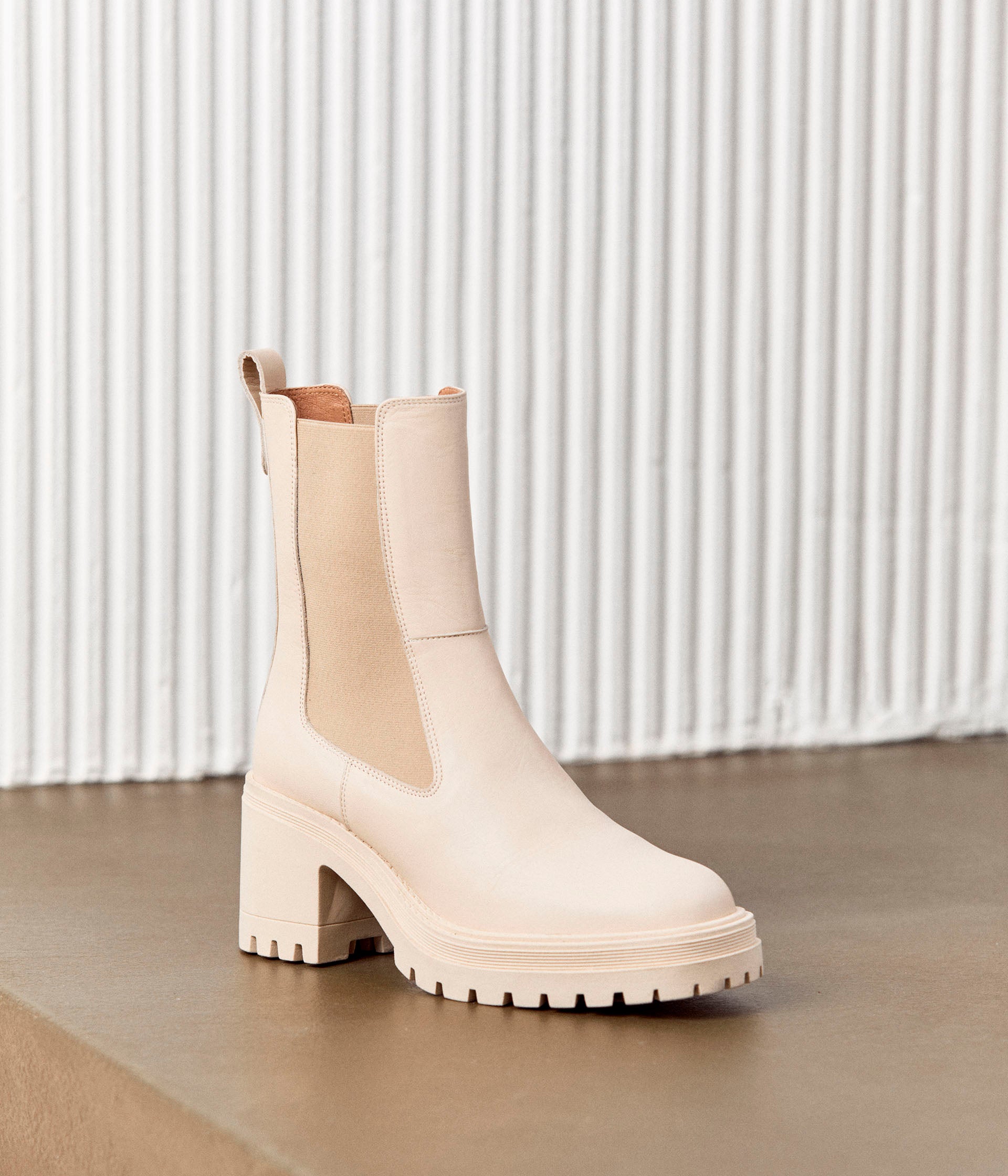 Boots beiges Alix