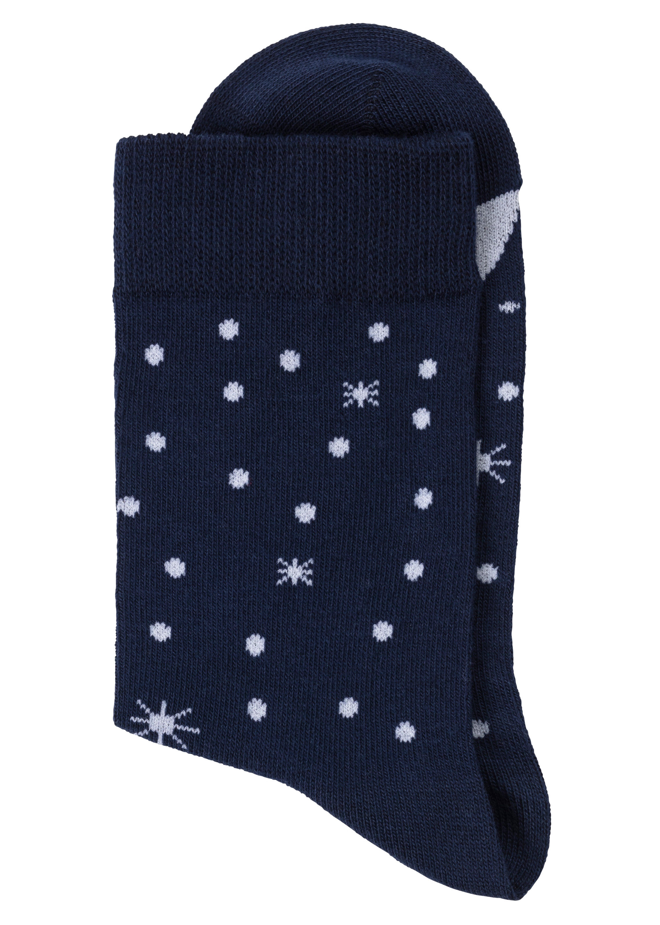 H.I.S Socken Packung, 4 Stk. tlg. mit eingestrickten Motiven