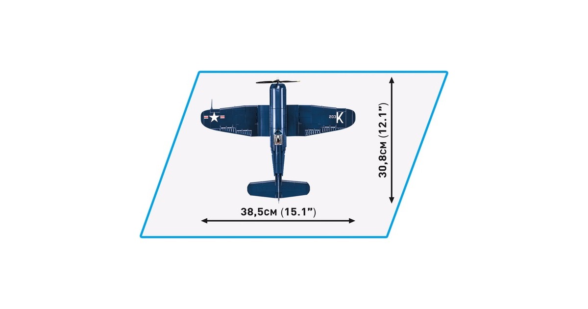 COBIHistorical Collection - F4U-4 Corsair Constructiespeelgoed  (Schaal 1:35)