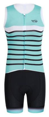 Cuissard de cyclisme femme MARINA noir/vert