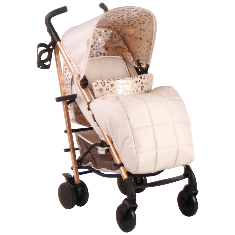 Mein Baby Katie Piper Believe MB51 Kinderwagen in Roségold und Blush Leopard