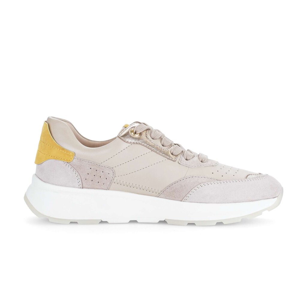 Lage sneaker beige