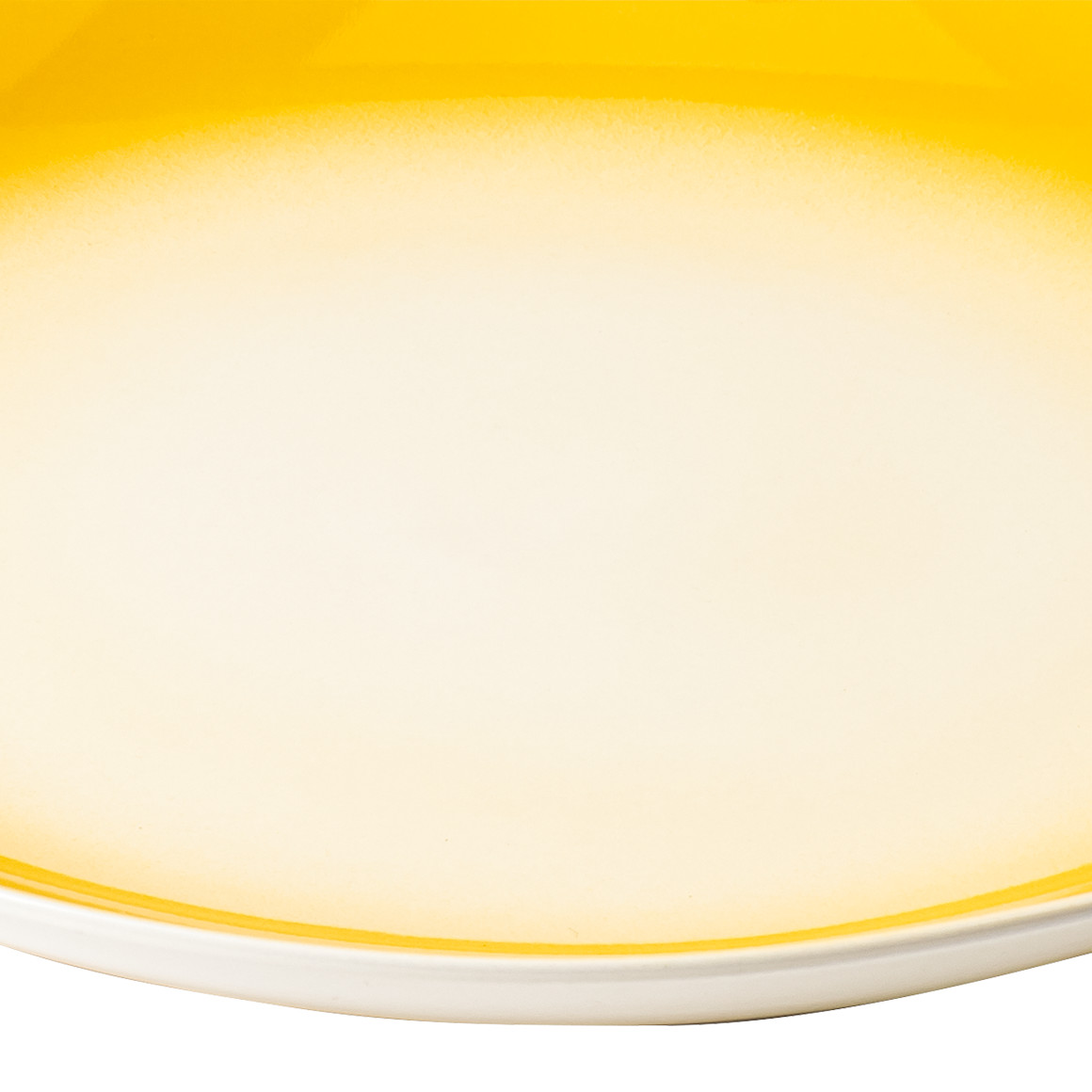 My Home Servierplatte mit Farbverlauf gelb / creme