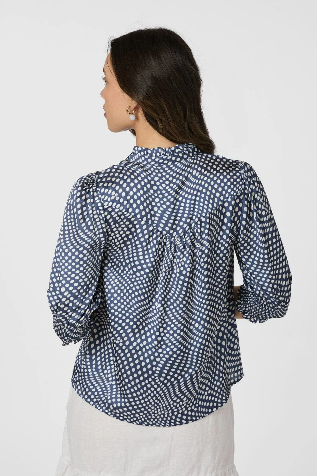 Neo Noir Diana Vibrant Dot Blouse 163423