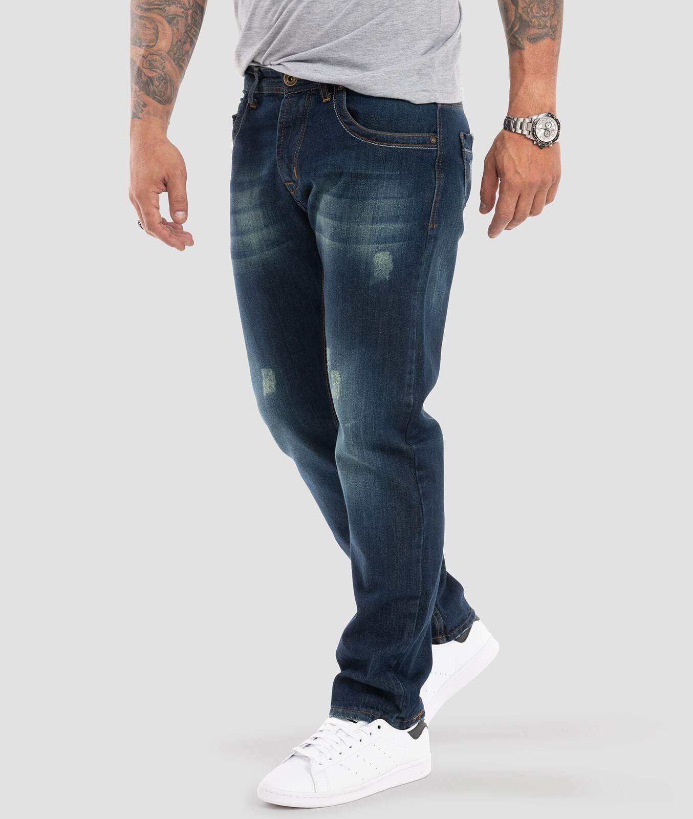 Rock Creek Jeans Comfort Fit Used-Look