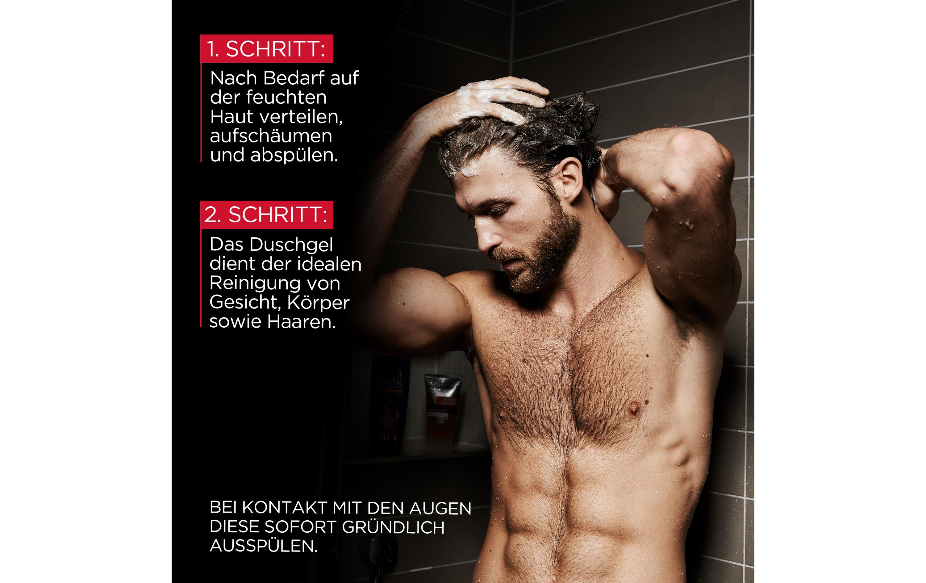 Duschgel Ultimate Vitality 250 mlWaschgel reinigt intensiv und hinterlässt einen holzig-frischen Duft