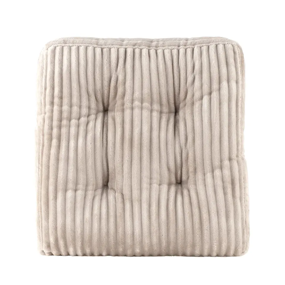 Matraskussen Cara - beige - 45x45x10 cm