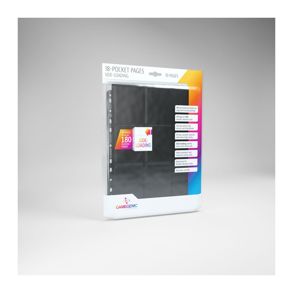 Gamegenic - Sideloading 18-Pocket Pages 10 pcs pack
