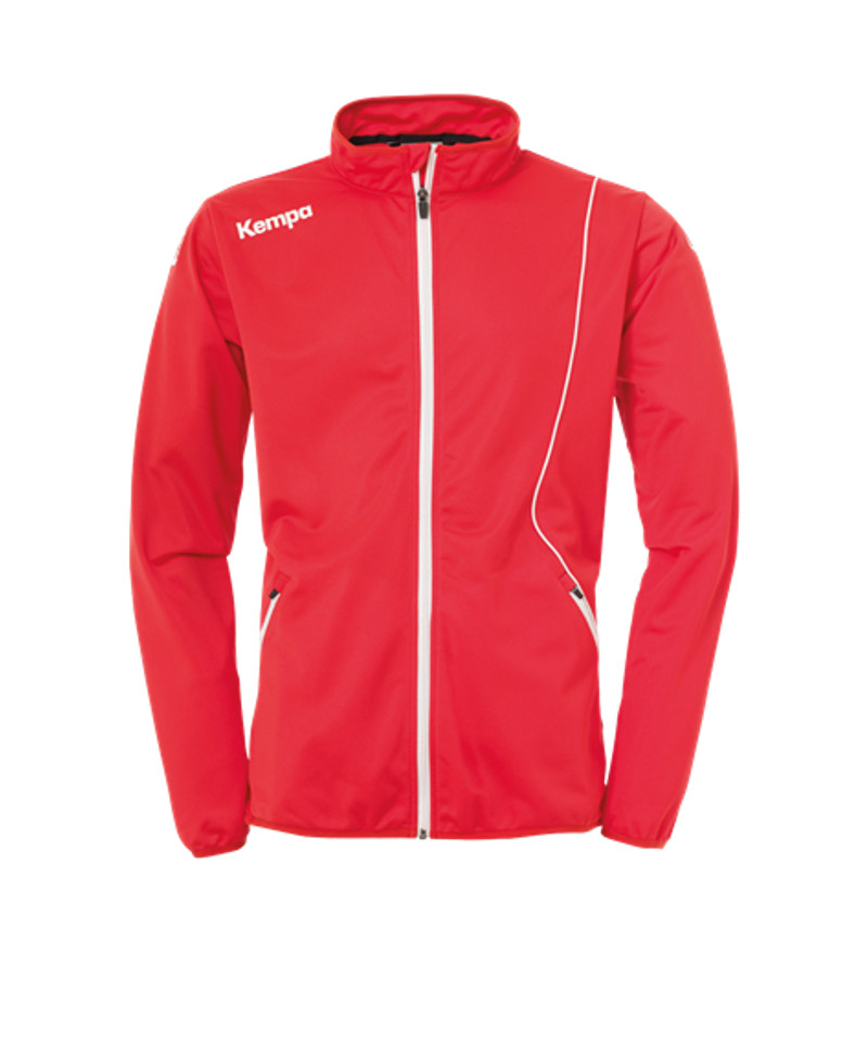 Kempa Curve Classic Jacket Jacke Kids Rot F02