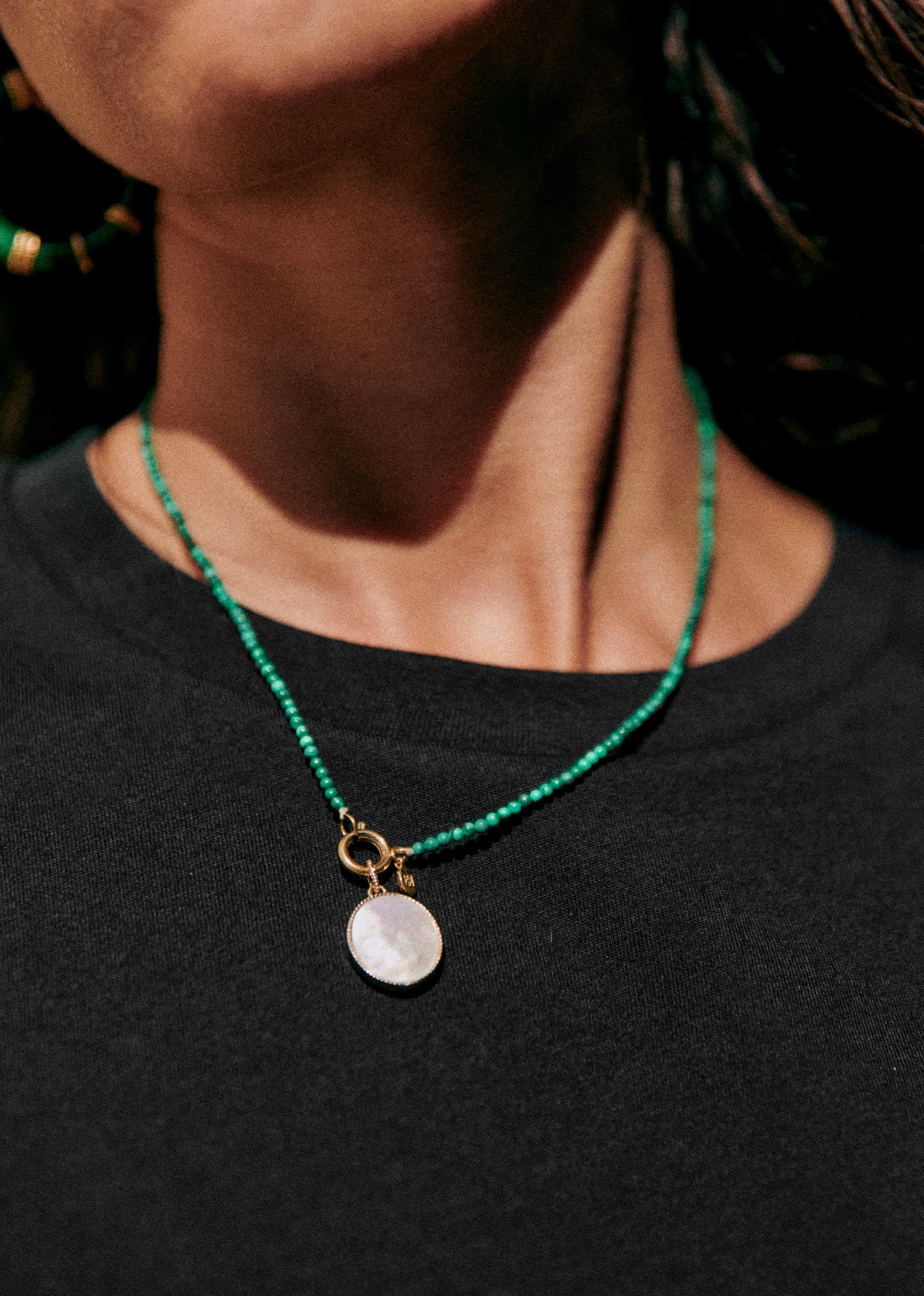 Charms Irma - Médaille Nacre - E-SHOP/BIJOUX Colliers 5905819